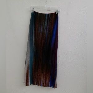 Vivienne Tam mesh maxi skirt